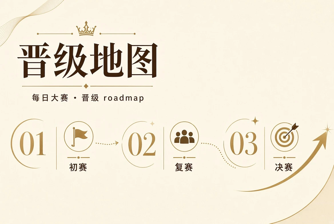 每日大赛赛程路线视觉